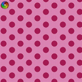 Tilda Dots Maroon 130010