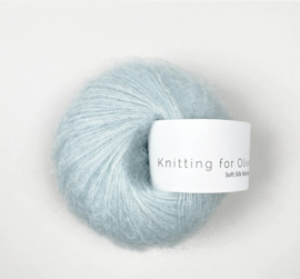 Knitting for Olive Soft Silk Mohair Ice Blue