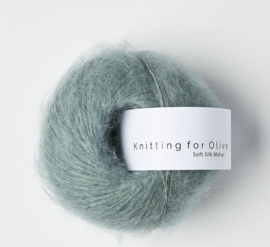 Knitting for Olive Soft Silk Mohair Dusty Aqua
