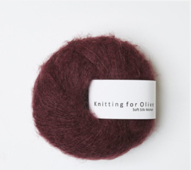 Knitting for Olive Soft Silk Mohair  Bordeaux