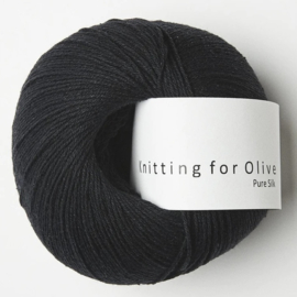 Knitting for Olive Pure Silk - Coal