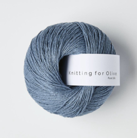 Knitting for Olive Pure Silk Dove Blue