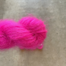 Silk Mohair  Flu Pink
