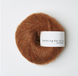 Knitting for Olive Soft Silk Mohair  Copper