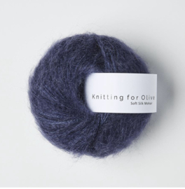 Knitting for Olive Soft Silk Mohair Dark Blue