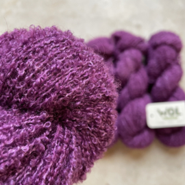 Baby Silk Bouclé Plum