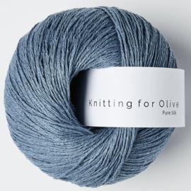 Knitting for Olive Pure Silk - Dove Blue