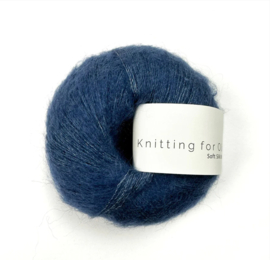 Knitting for Olive Soft Silk Mohair Blue Tit