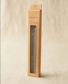 CocoKnits Ruler and Needle Gauge set