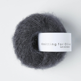 Knitting for Olive Soft Silk Mohair Slate Gray