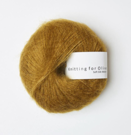 Knitting for Olive Soft Silk Mohair Dark Mustard