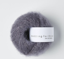 Knitting for Olive Soft Silk Mohair Dusty Violet