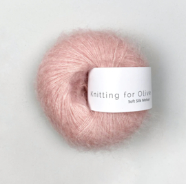 Knitting for Olive Soft Silk Mohair Poppy Rose