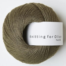 Knitting for Olive Pure Silk - Olive Green