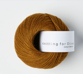 Knitting for Olive Cotton Merino Ocher Brown