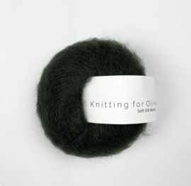 Knitting for Olive Soft Silk Mohair Slate Green