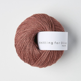 Knitting for Olive Pure Silk Plum Rose