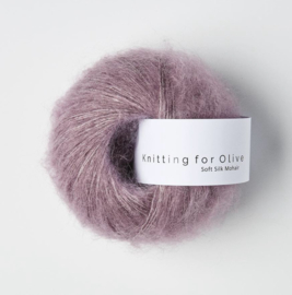 Knitting for Olive Soft Silk Mohair Artichoke Purple