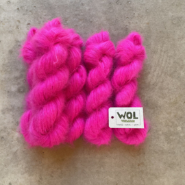 Silk Mohair  Flu Pink