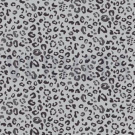Leopard (grijs/ zwart ) groot