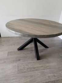 Eettafel rond industrieel