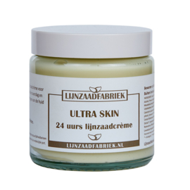 Ultra Skin Lijnzaadcrème glazen pot 110 ml