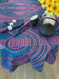 Tafelkleden/servetten uit Ghana