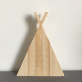 Houten decoratie tipi