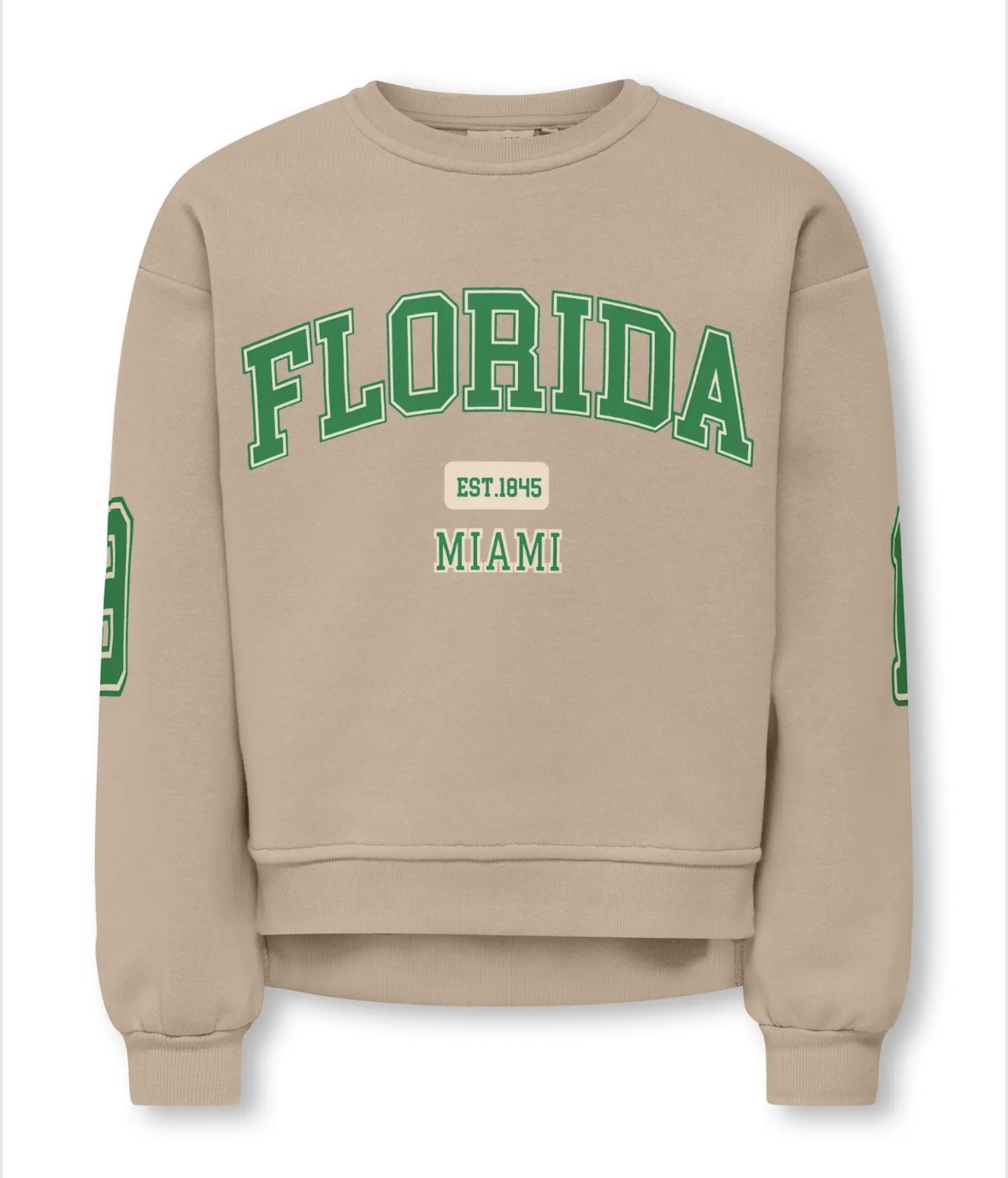 ONLY  KOGVICTORY LIFE L/S O-NECK SWT Style No. 15356797  Color: Humus Florida/Medium Green