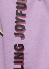 ONLY KOGSMILE LIFE L/S HOOD UB SWT NOOS Style No. 15340148 VIOLET backprint