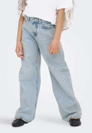 ONLY KOGCOBAIN RHINESTONE WIDE DNM AZG NOOS Style No. 15322355 Color: Light Blue Denim