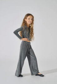 ONLY Kogqueen glitter pant black zilver