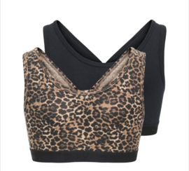 ONLY KOGLOLA 2-P REVERSIBLE LOGO TOP ACC NOOS Style No. 15359395 Colour: Black 2-Pack Leo