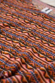 B-nosy Bibi knot t-shirt allover aztec
