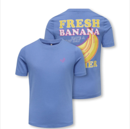 ONLY KOGBOLETTE LIFE S/S TOP JRS Style No. 15371458 Colour: Ultramarine Fresh