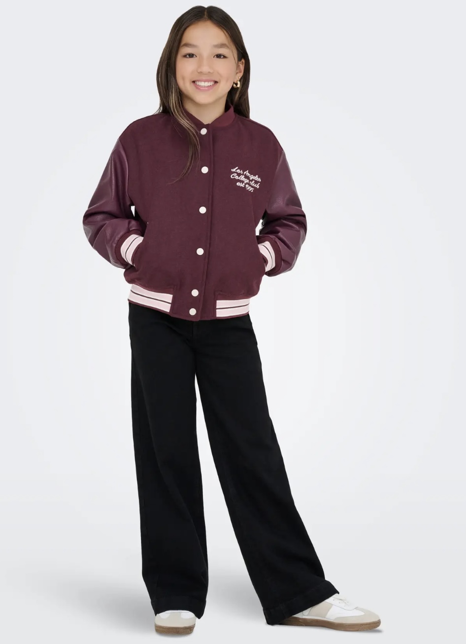 ONLY KOGWESTCOAST LIFE BOMBER OTW Style No. 15358465 Color: Mauve Wine