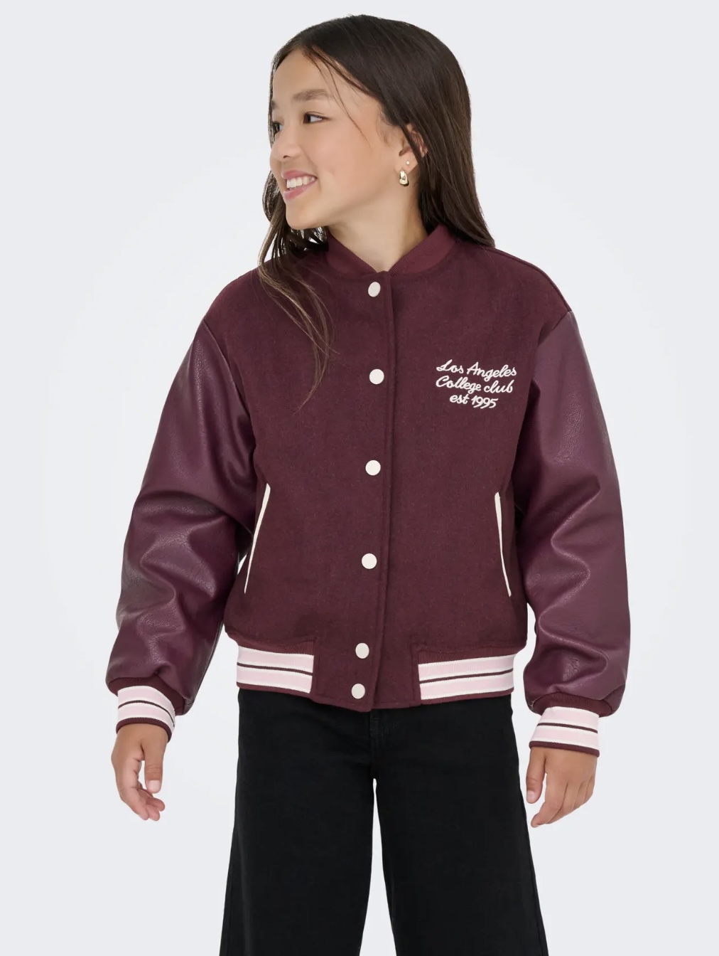 ONLY KOGWESTCOAST LIFE BOMBER OTW Style No. 15358465 Color: Mauve Wine