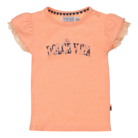 Dirkje shirt neon peach T46438-35