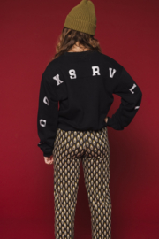 LOOXS SWEATER LOGO BACKPRINT BLACK