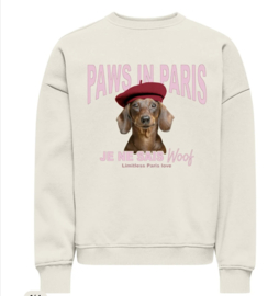 ONLY KOGBILA L/S OVZ PRINT O-NECK SWT NOOS Style No. 15357903 Colour: Tofu Paws