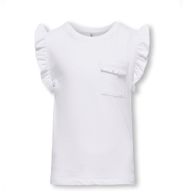 Only Kogfilippa pocket top wit