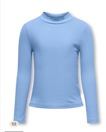ONLY KogblelfastT LIFE LS HIGHNECK TOP JRS BLAUW