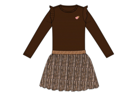 B.Nosy Diana Dress Y608-5864 - 572 - Pott Brown