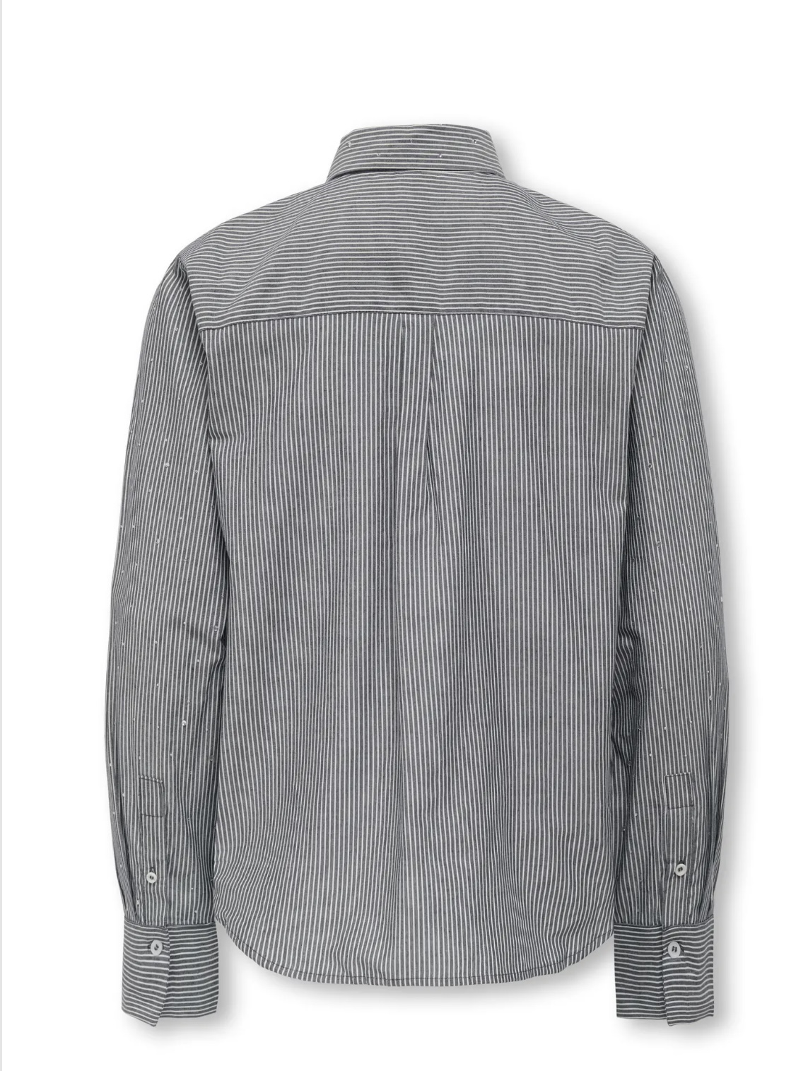 ONLY KOGSIV LIFE LS RHINESTONE SHIRT CP WVN Style No. 15353496 Color: Bright White Naval Academy
