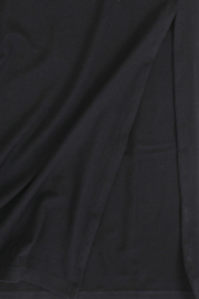 Looxs long skirt met split black 2411-5720-099