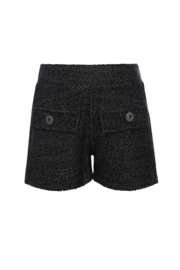 Looxs boucle short zwart lurex