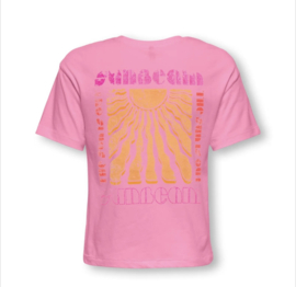 ONLY KOGRUTH SUN LIFE S/S TOP BOX CS JRS Style No. 15375849 Colour: Begonia Pink Back Sunbeam