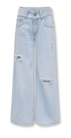 ONLY KOGMOTT WIDE LB DEST DNM AZG Style No. 15342055 Colour: Light Blue Denim