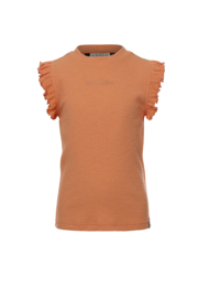Looxs slubrib shirt abricot 2312-5457-276