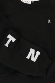 LOOXS SWEATER LOGO BACKPRINT BLACK